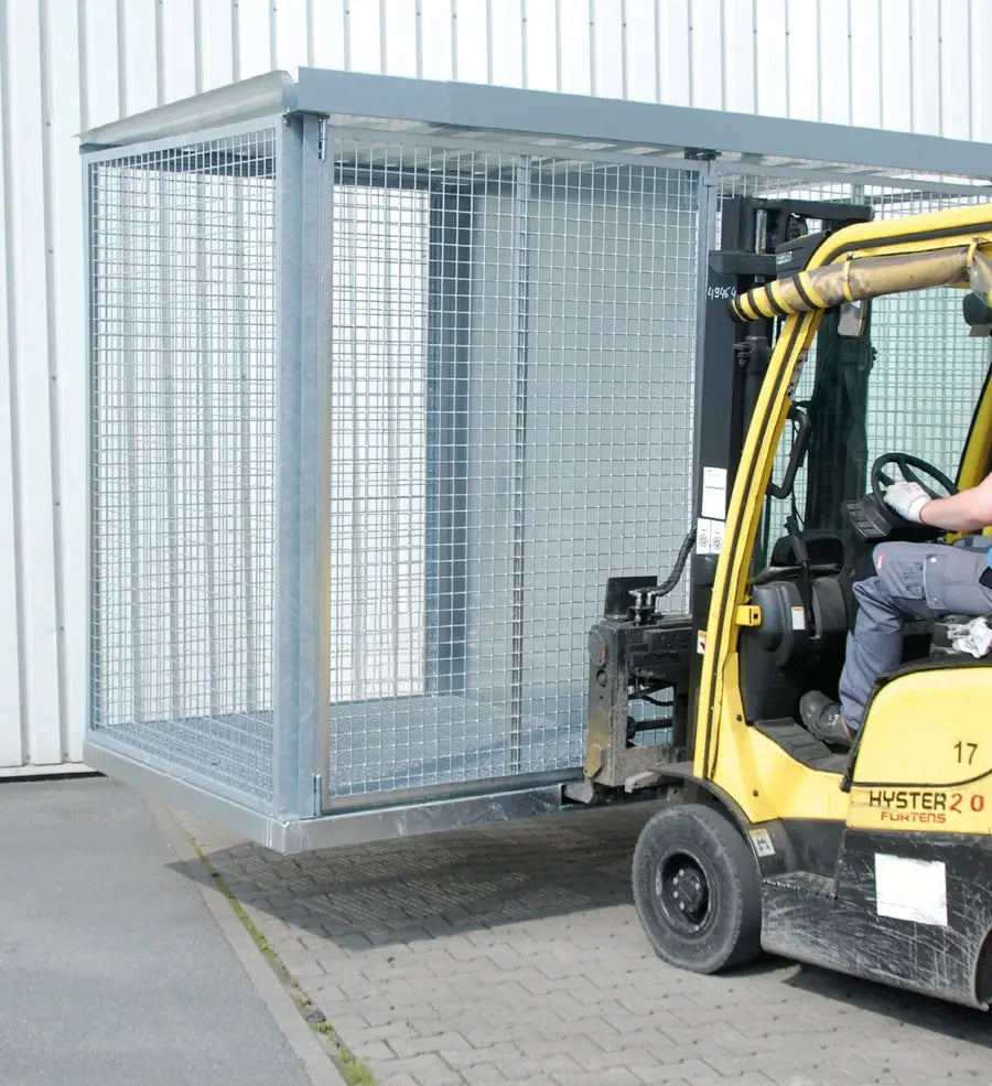 Bild Anwendung Gasflaschen-Container GFC-E
