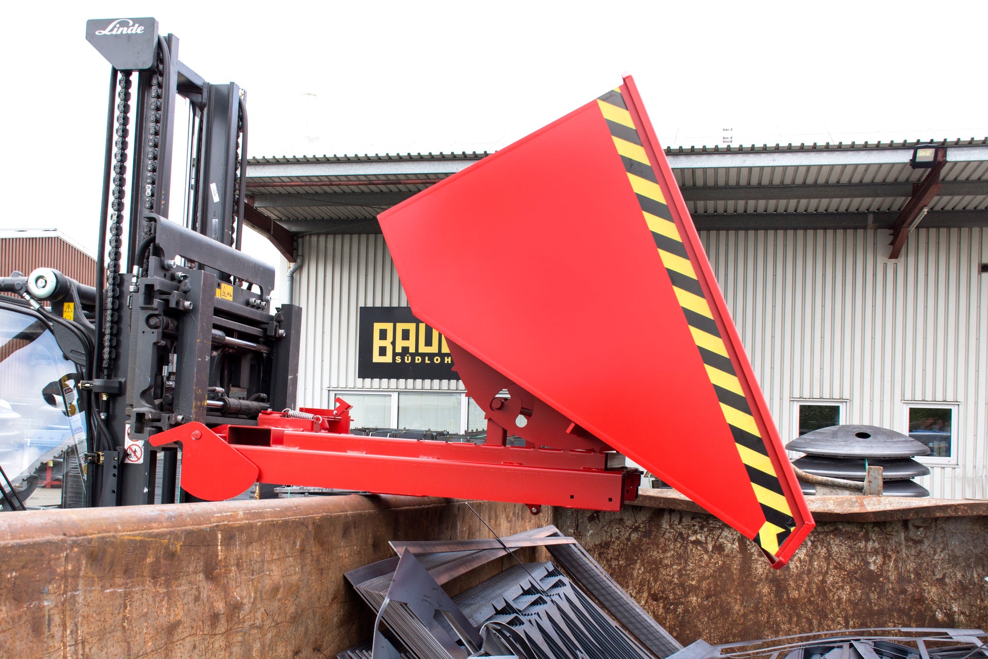 Automatische Entriegelungspunkt 3 Kippbehälter 4A