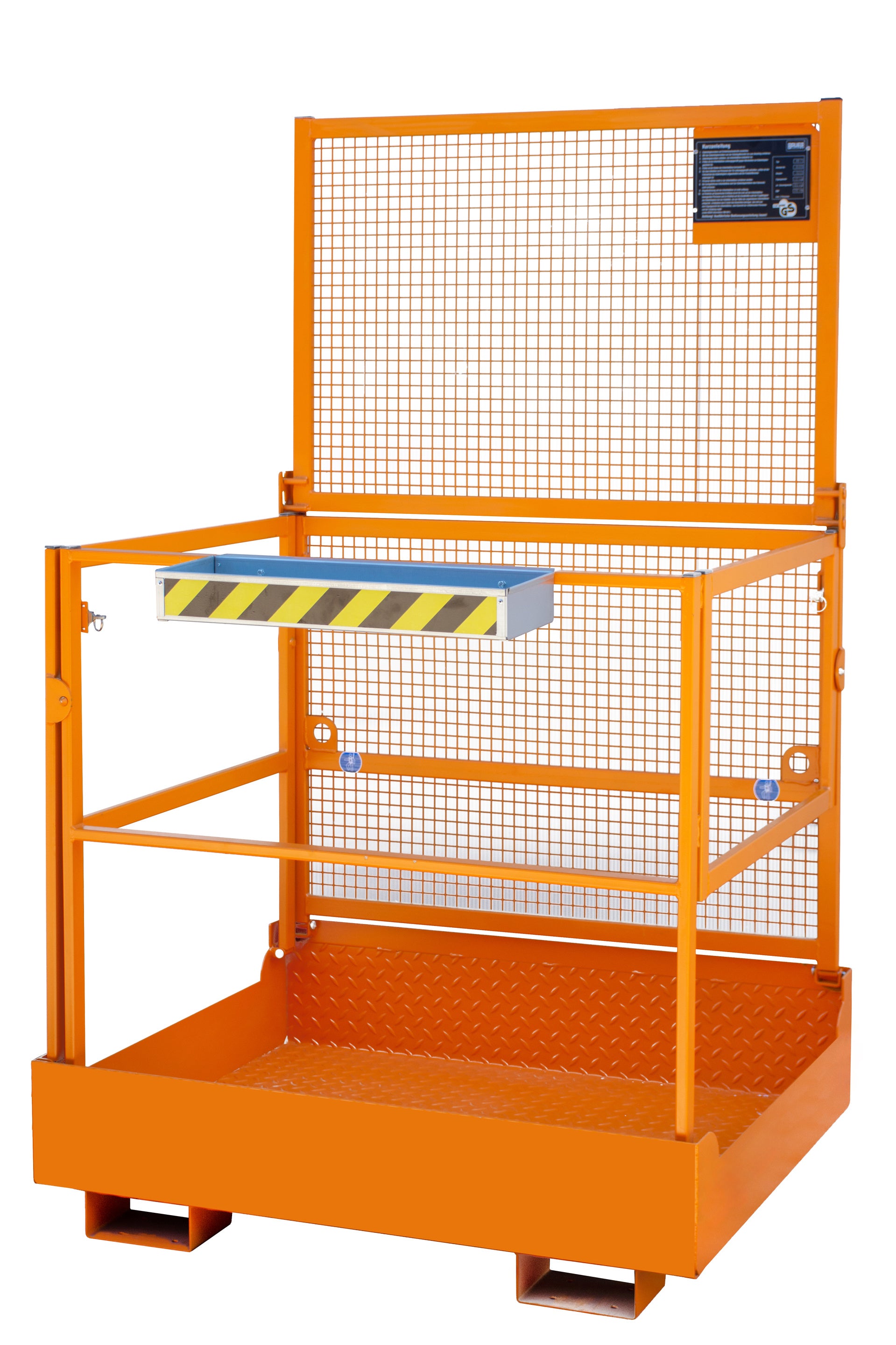Arbeitsplattform Typ MB-F gelborange zusammenklappbar