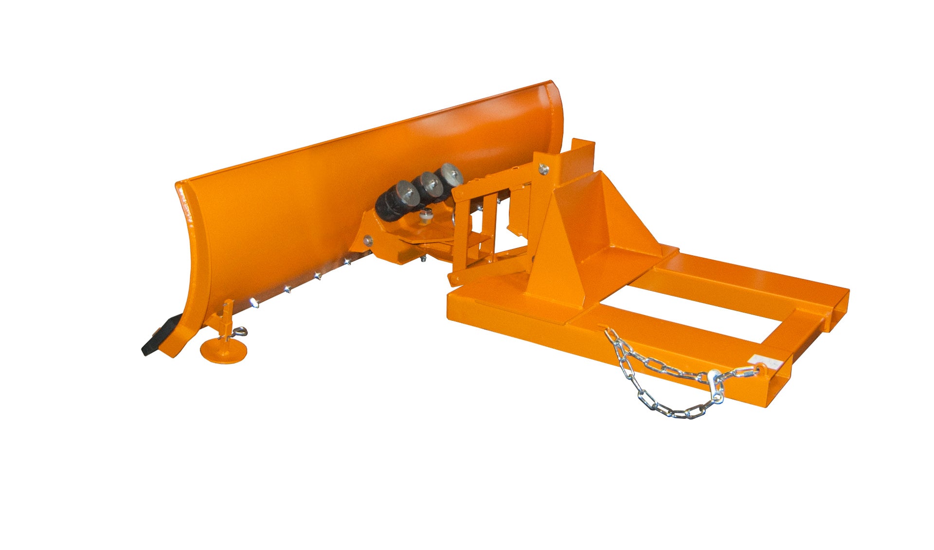 Rück-Seitenansicht Schneepflug SCH-U-G mit Gummileiste