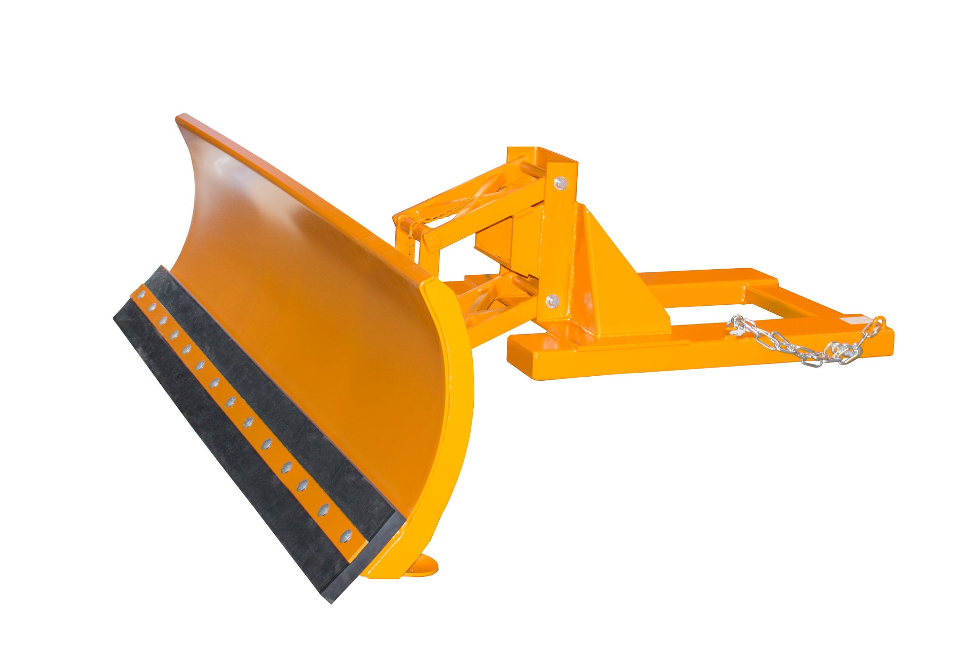 Seiten-Vorderansicht Schneepflug SCH-U-G mit Gummileistete
