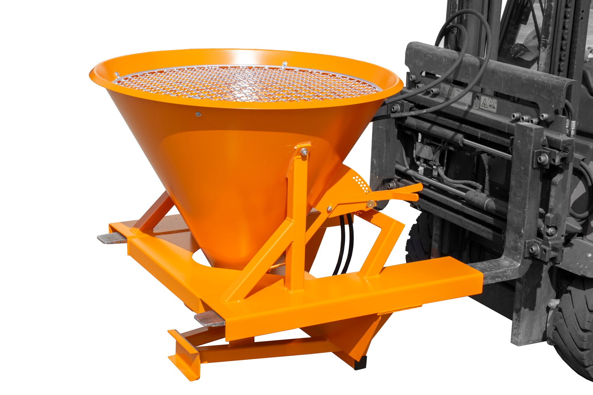 Anwendung Streugerät Typ SH hydralisch gelborange