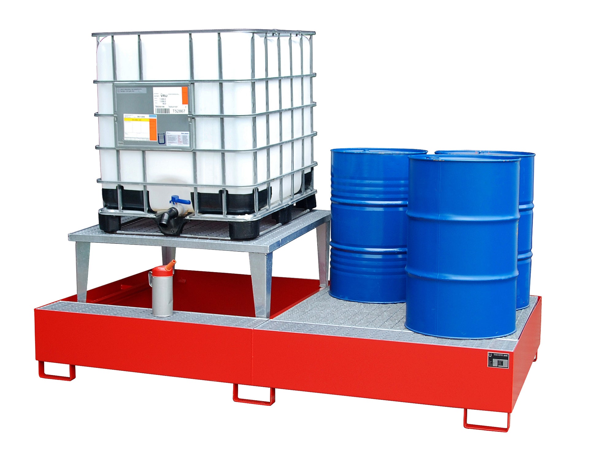 Bild Anwendung Auffangwanne AWA 21 feuerrot