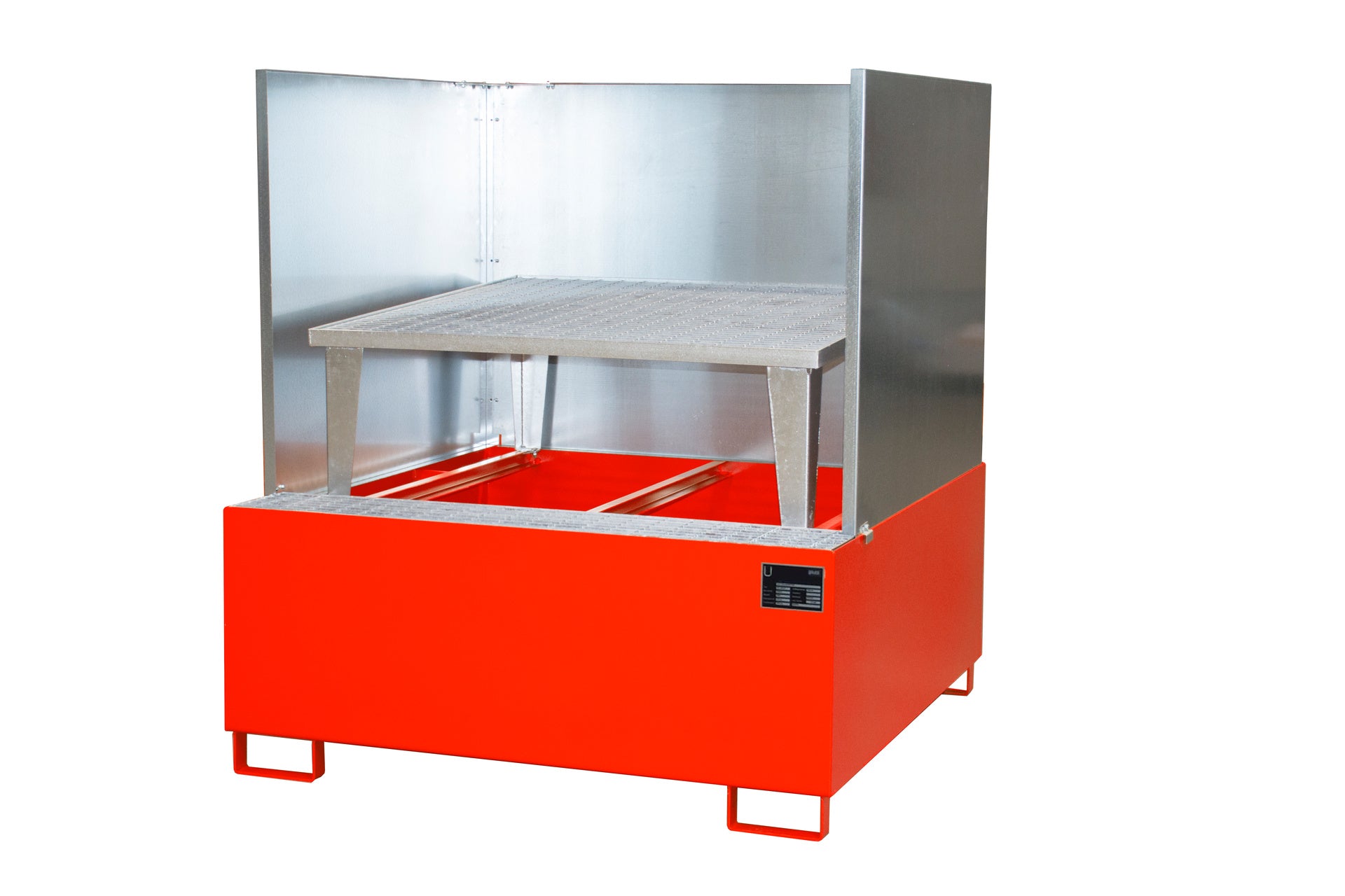 Bild Anwendung Auffangwanne AWA 1000 feuerrot