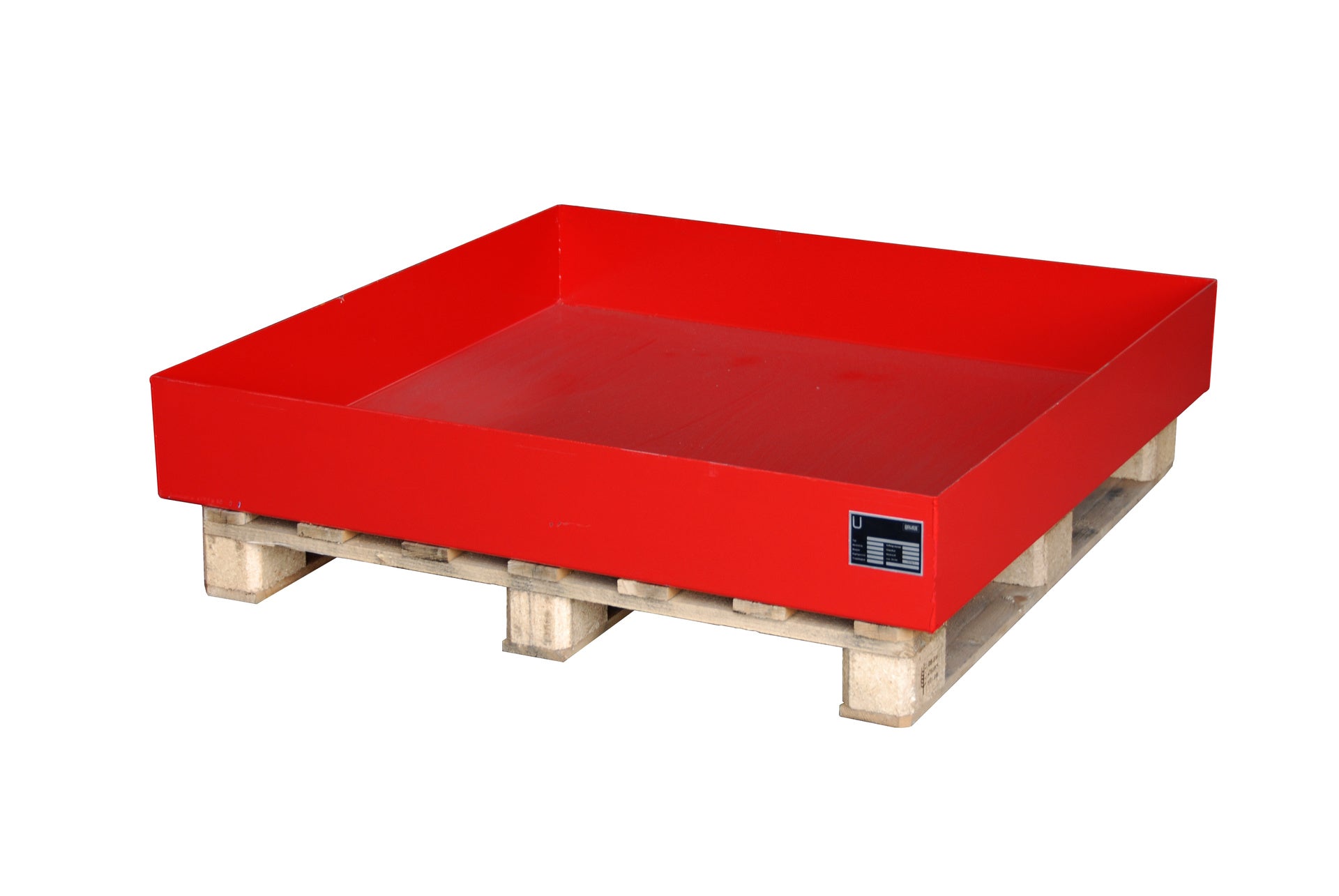 Bild Auffangwanne 2026 feuerrot auf Palette