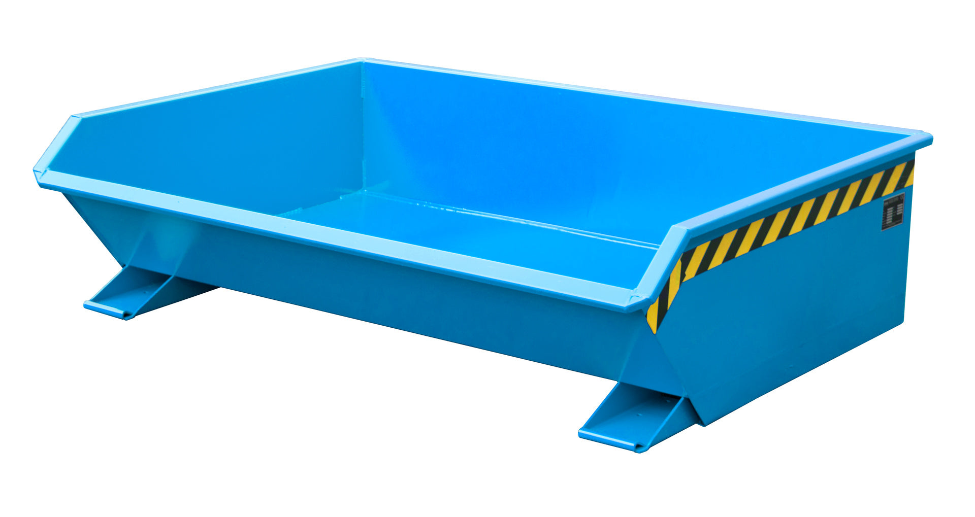 Front-Seiten-Ansicht Kippbehälter MGU 610 lichtblau