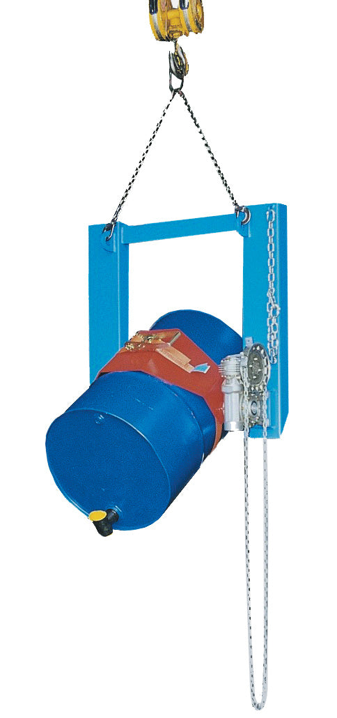 Anwendung Fasskipper FLEX-K mit Kette lichtblau