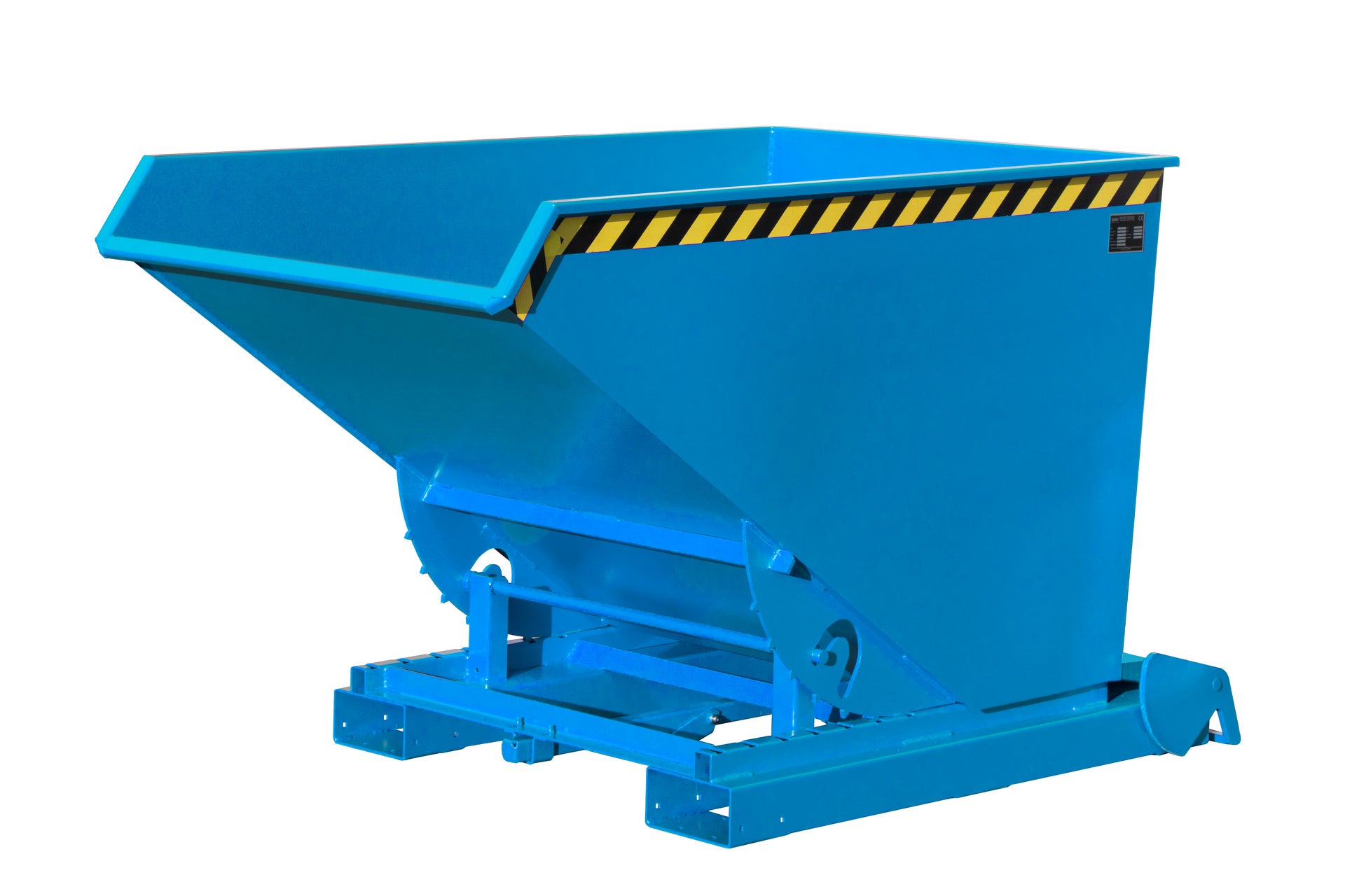 Kippbehälter 4A 1200 lichtblau Seitenansicht