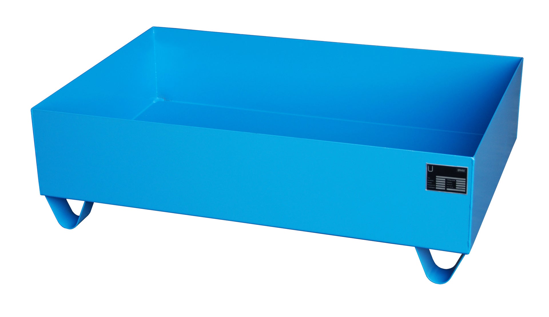 Bild Auffangwanne 2016 lichtblau mit Stützfüsse