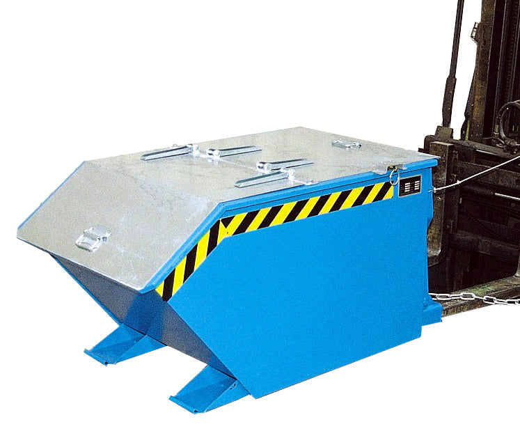 Späne-Kippbehälter GU-E mit Zubehör Deckel