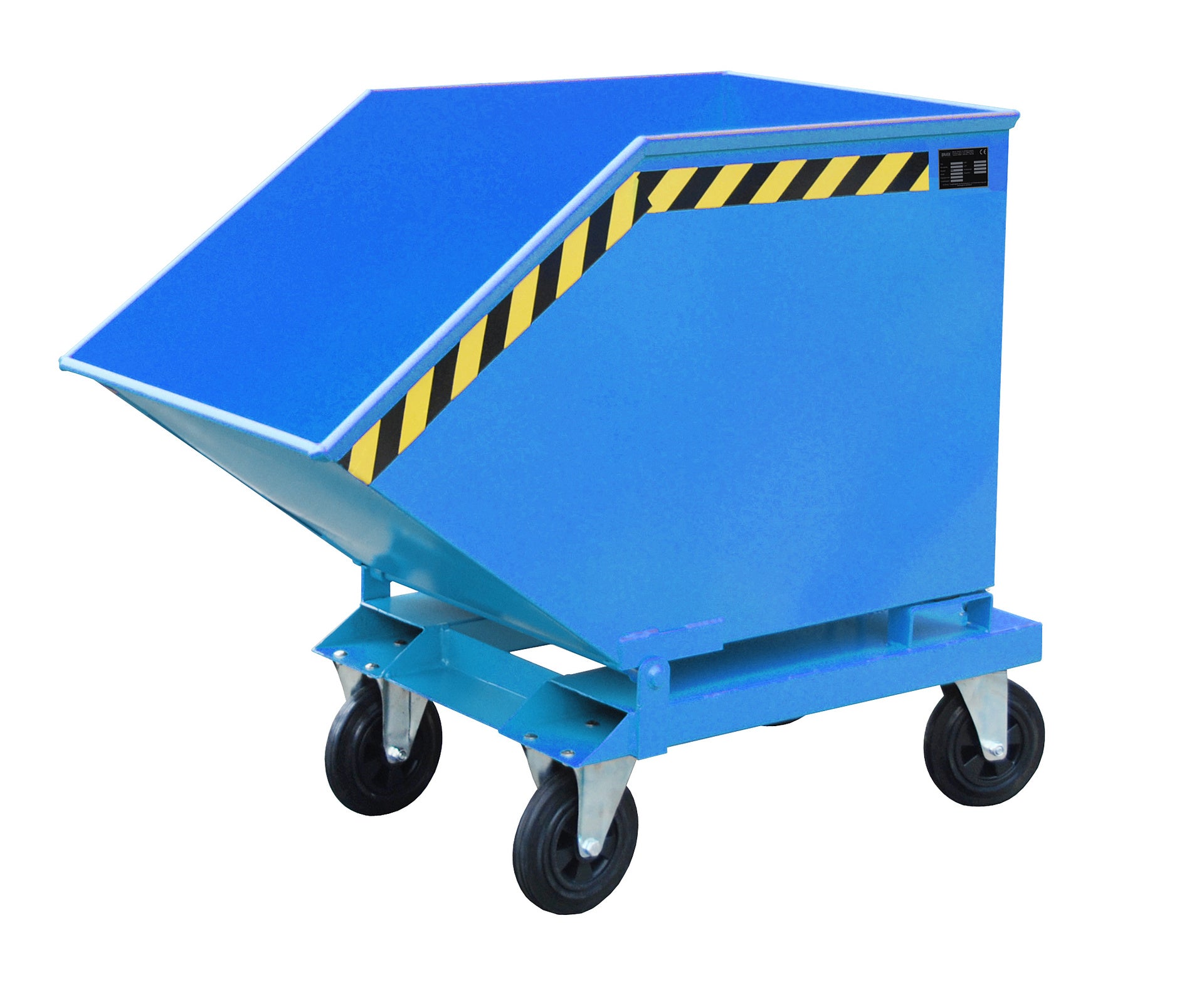 Beispiel Kippmulde mit Rädern Vollgummi schwarz