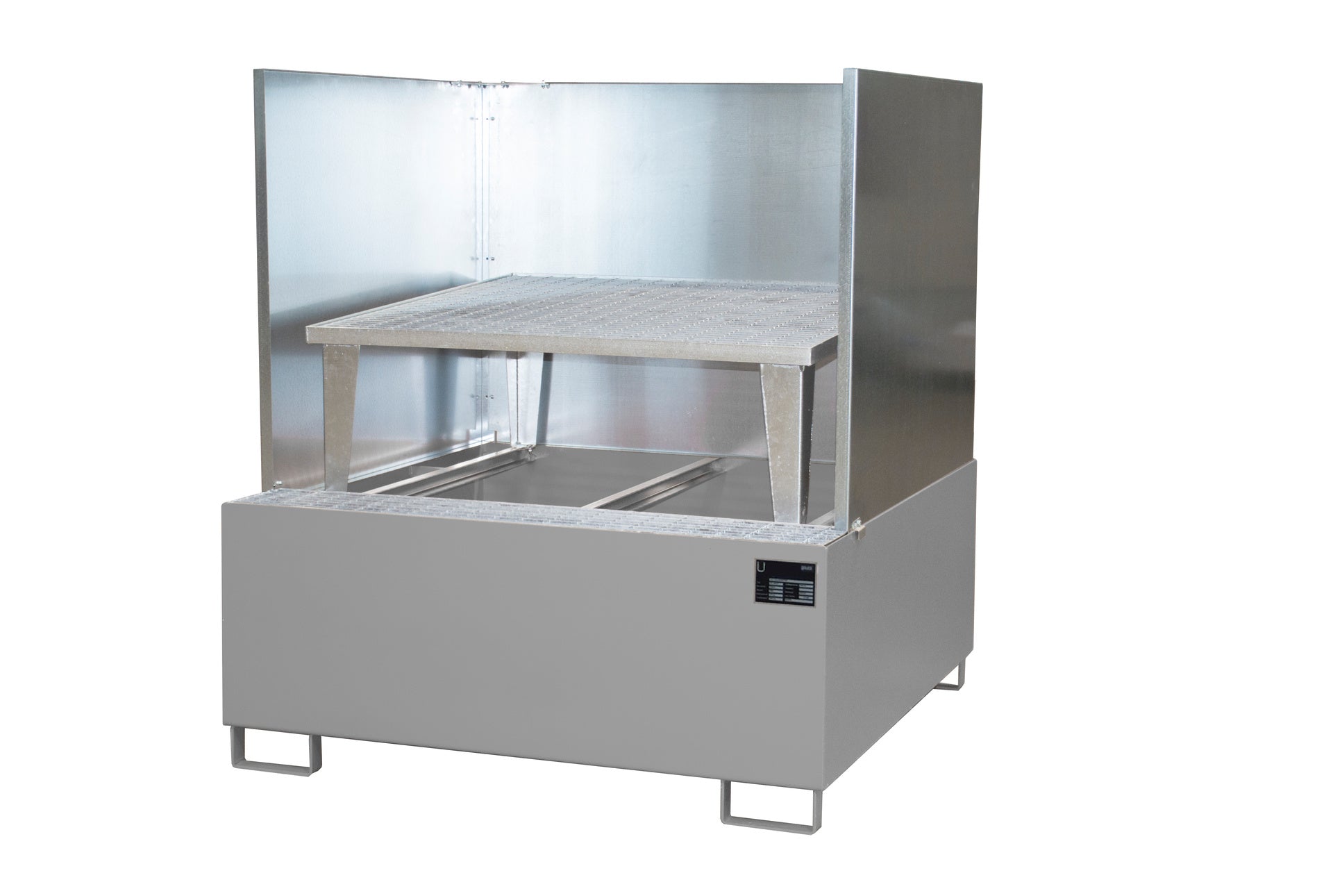 Bild Anwendung Auffangwanne AWA 1000 mausgrau