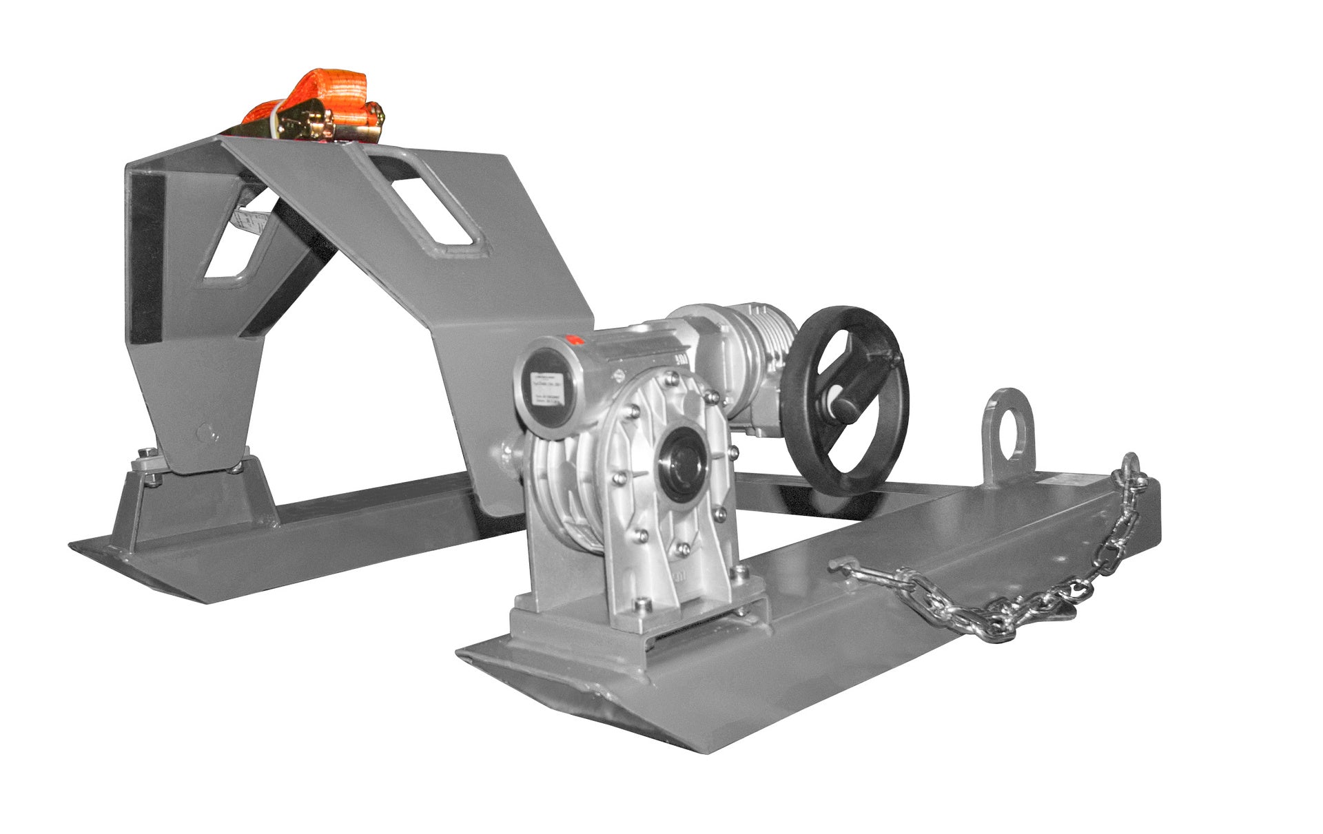 Fasskipper FLEX-HK mit Handkurbel mausgrau