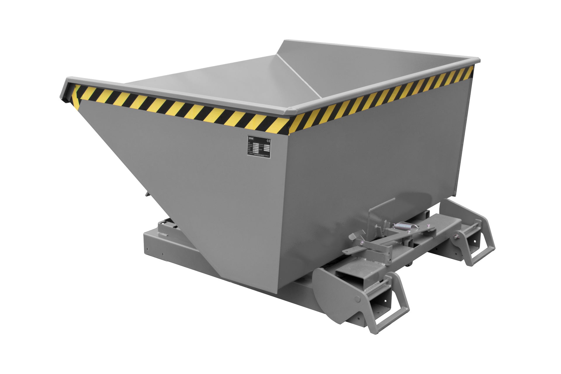 Kippbehälter 4A 900 mausgrau Rückansicht