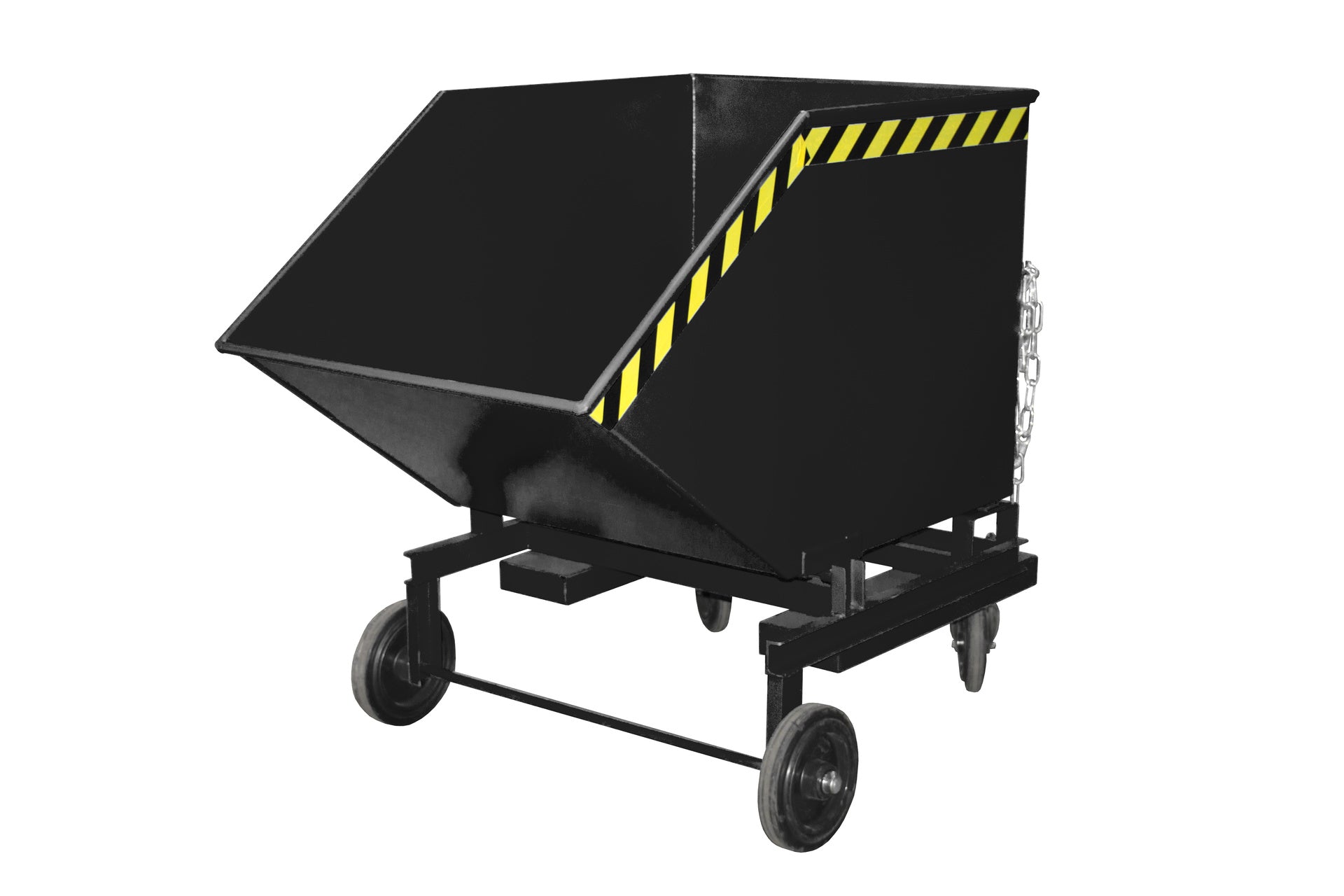Front-Seitenansicht Kastenwagen KW-ET 600 schwarzgrau