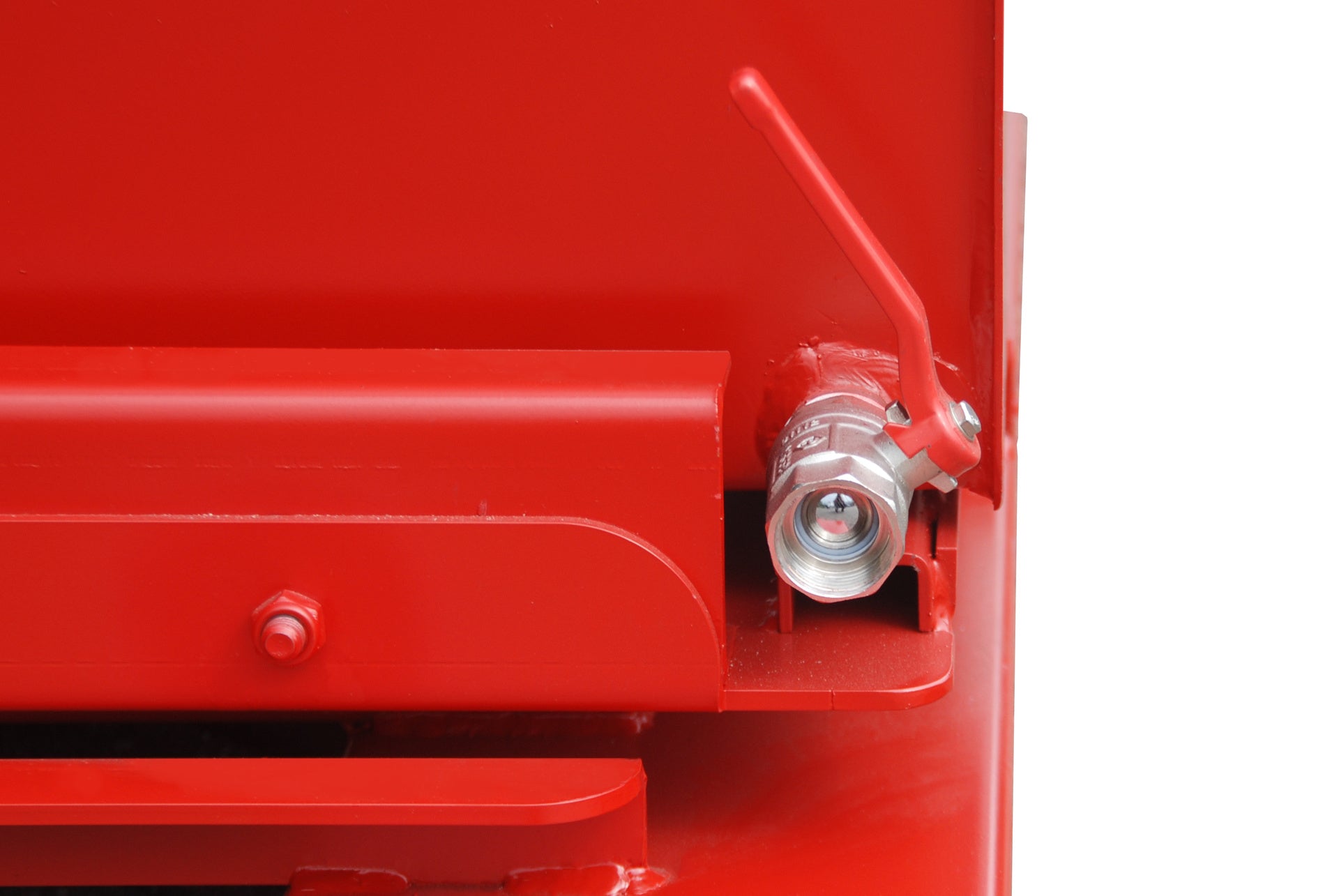 Detailbild Ablasshahn Späne-Kippbehälter S3S