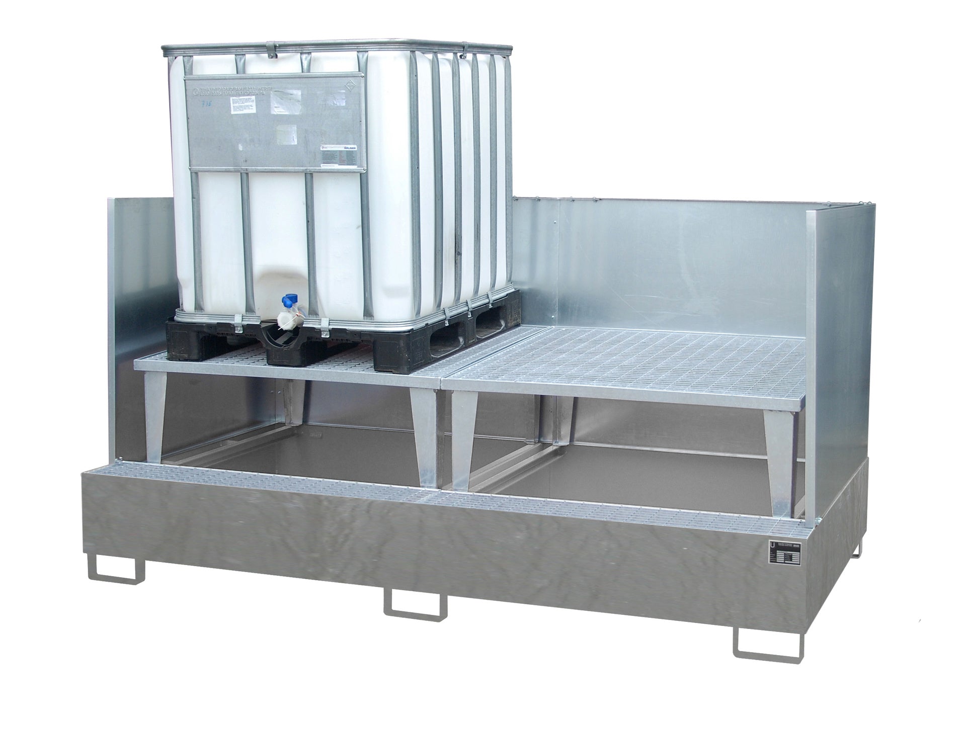 Bild Anwendung Auffangwanne AWA 1000-2 feuerverzinkt