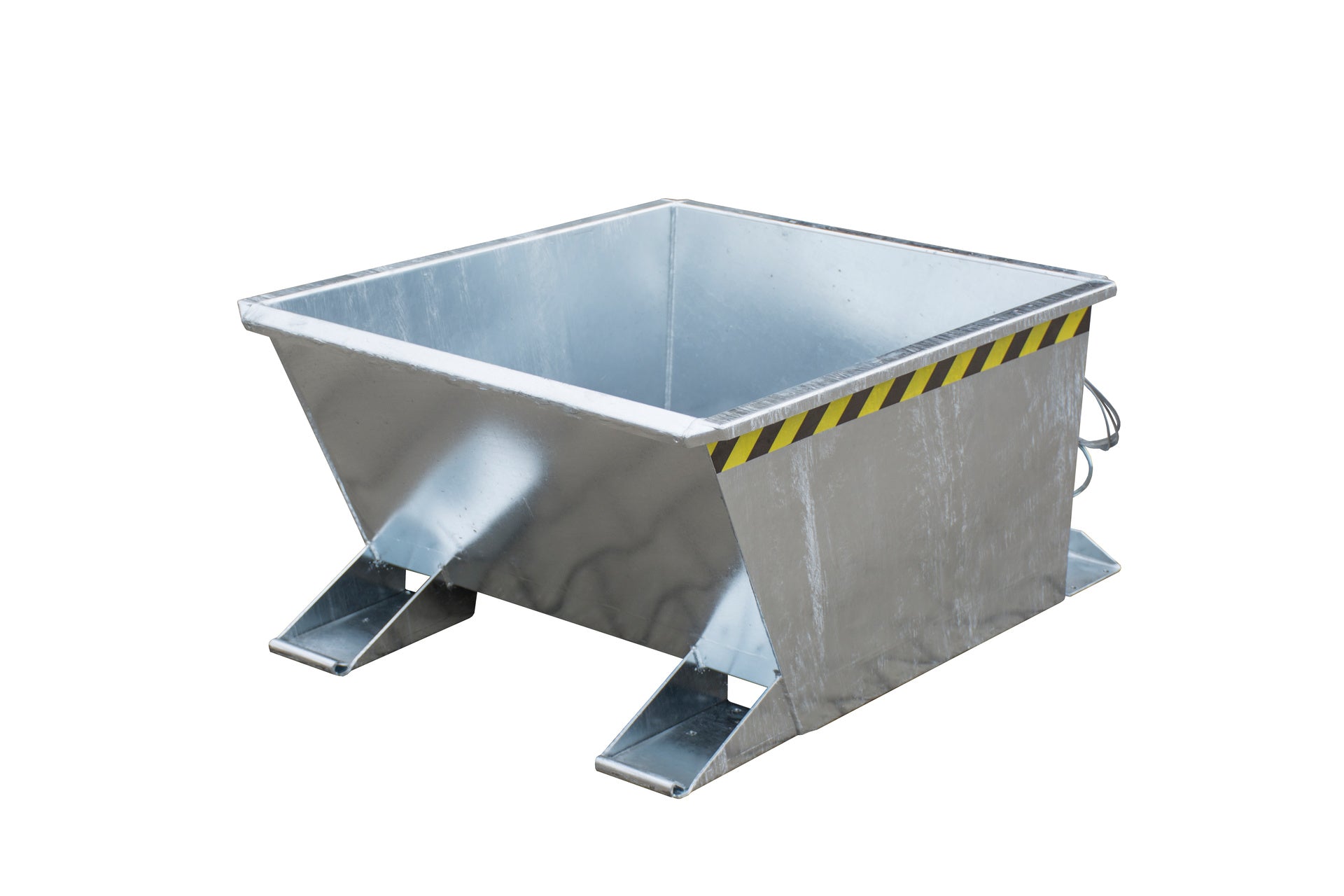 Front-Seiten-Ansicht Späne-Kippbehälter SGU-RZ 30 feuerverzinkt
