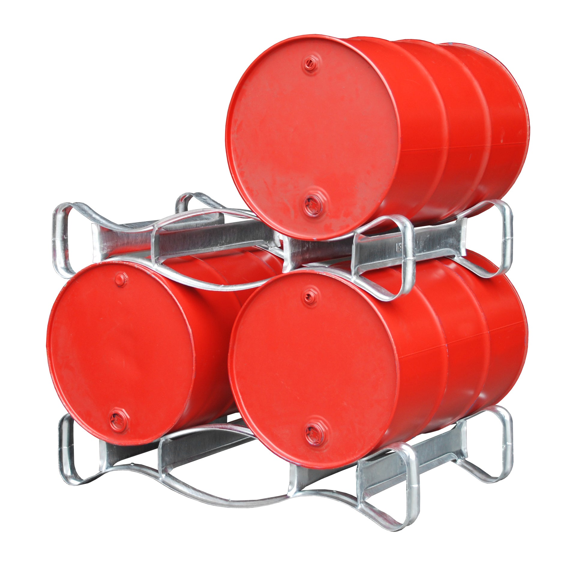 Bild Anwendungsbeispiel Fasspalette FP-2 gestapelt