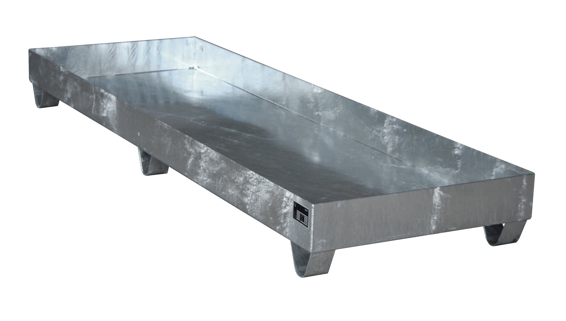 Bild Auffangwanne 2042 feuerverzinkt mit Stützfüsse