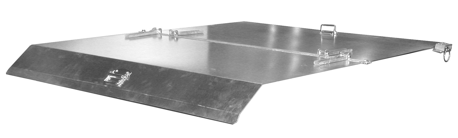 zweiteiliger Deckel, verzinkt, für NK 100