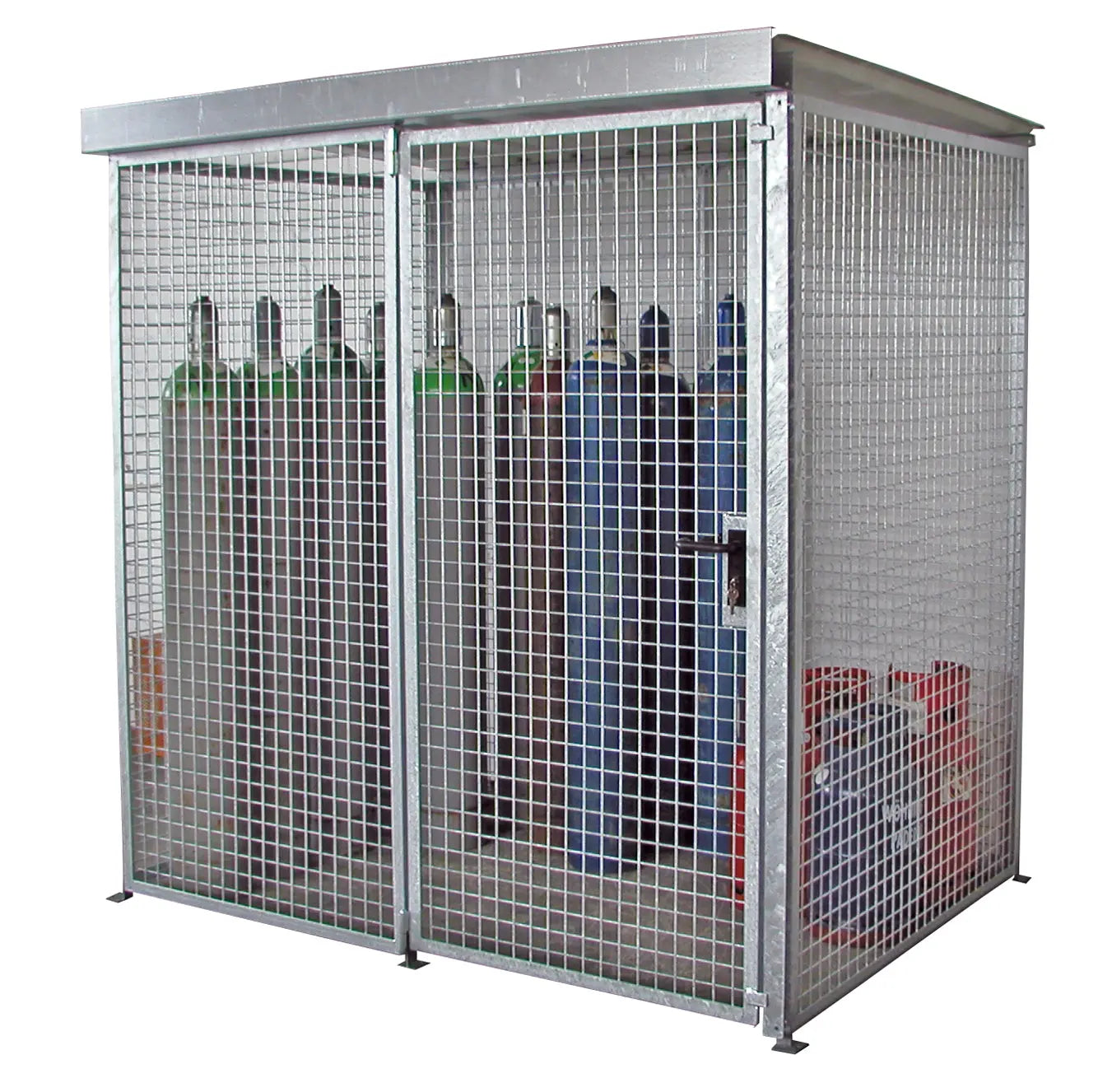 Bild Anwendung Gasflaschen-Container GFC-M2 mit Dach