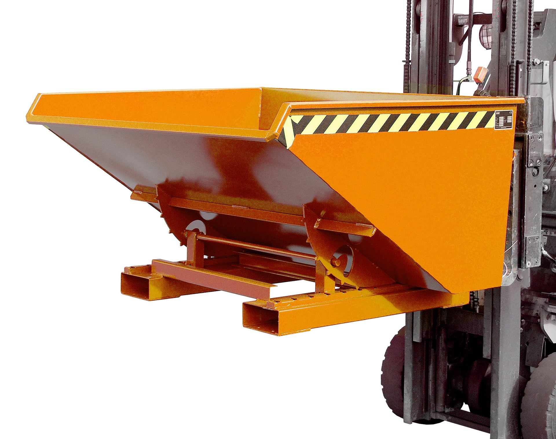 Anwendung Kippbehälter Expo 900 gelborange