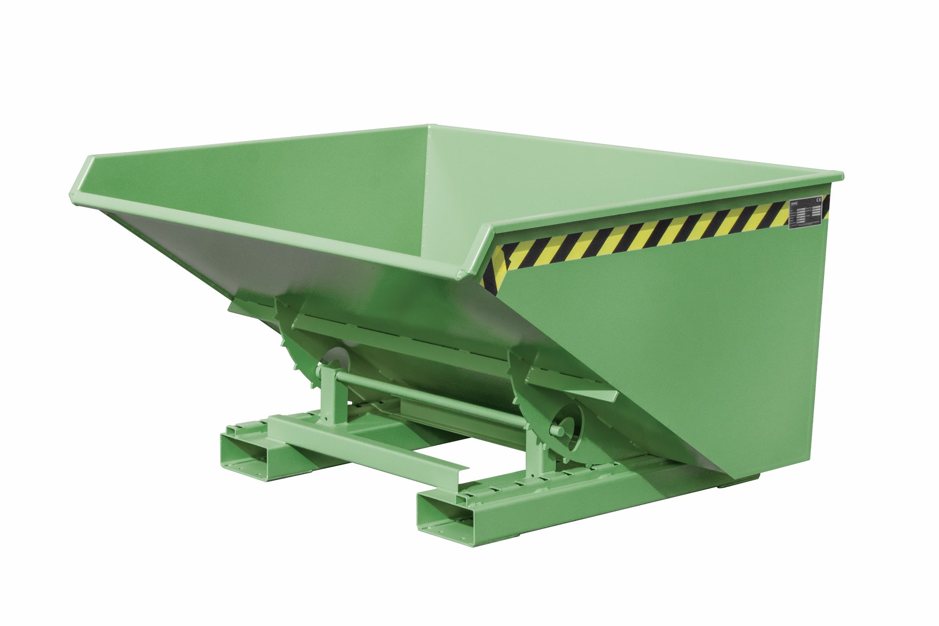 Frontansicht Späne-Kippbehälter EXPO-E 900 resedagrün