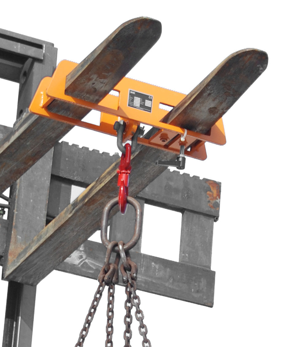 Lasthaken LH-II gelborange am Stapler