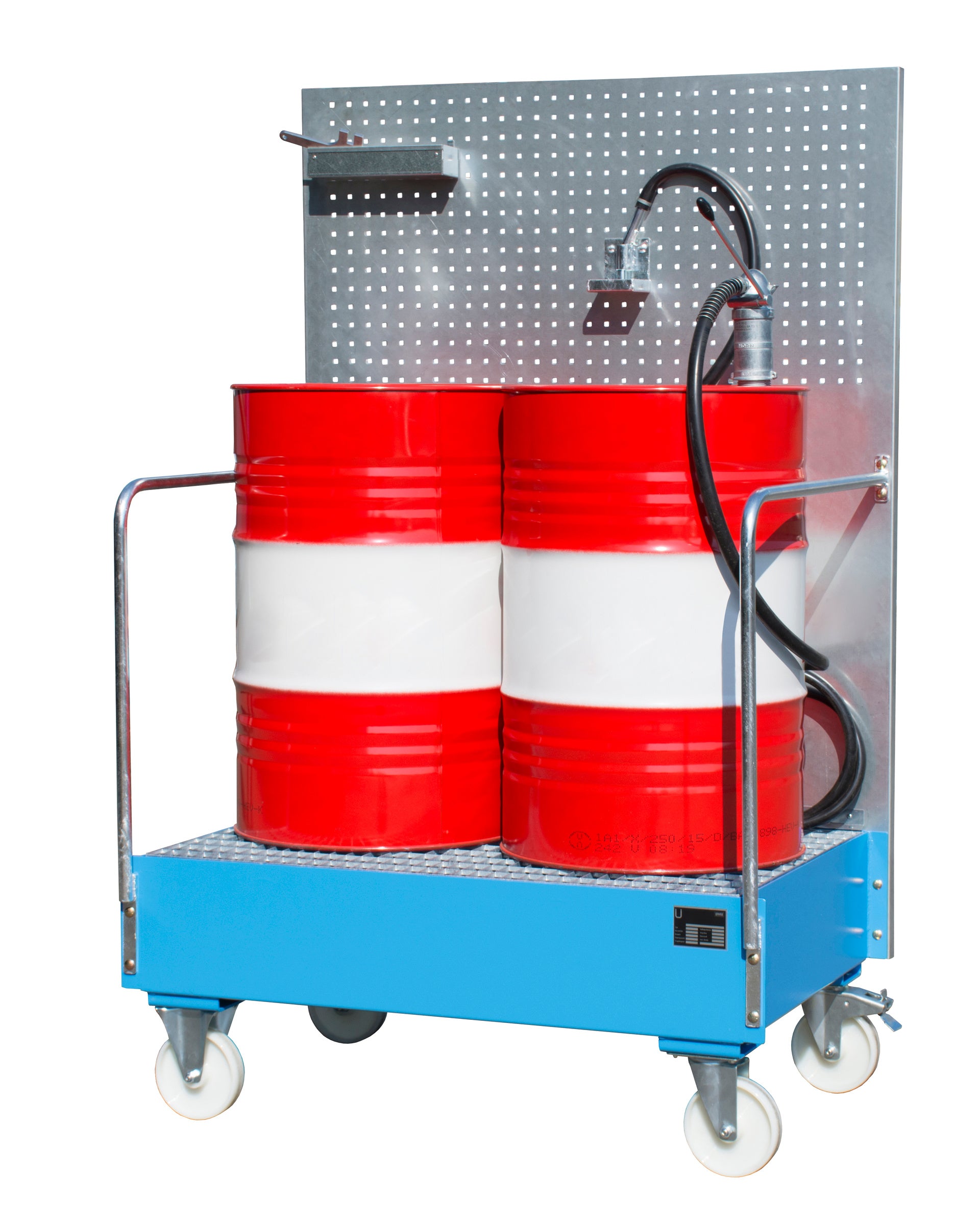 Bild Anwendungsbeispiel Fahrbare Auffangwanne LPW-2 lichtblau