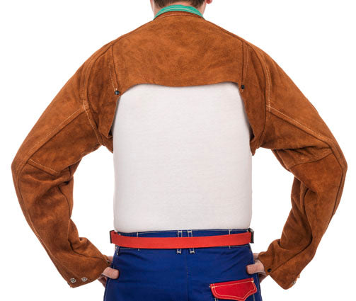 Rückenansicht - Schulterjacke für Schweißer