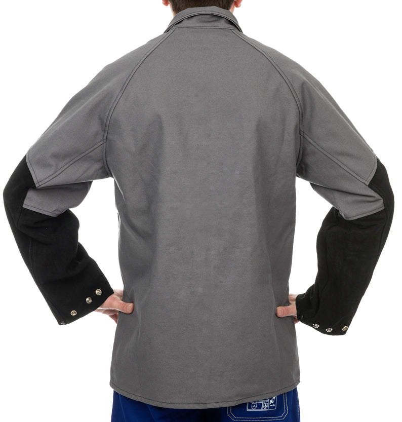 Schweißerjacke ArcKnight Leder-schwere Baumw.
