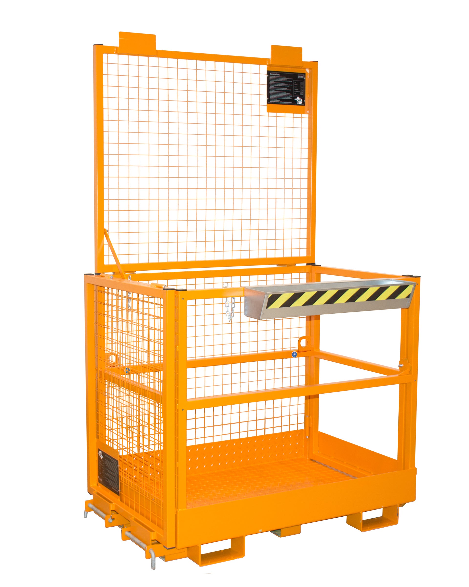 Arbeitsbühne MB-II, lackiert, Gelborange