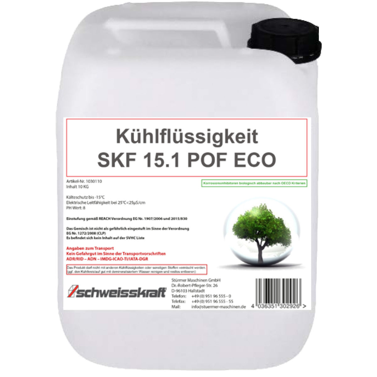 Kühlmittel für Schweißmaschinen SKF 15 / 5 l