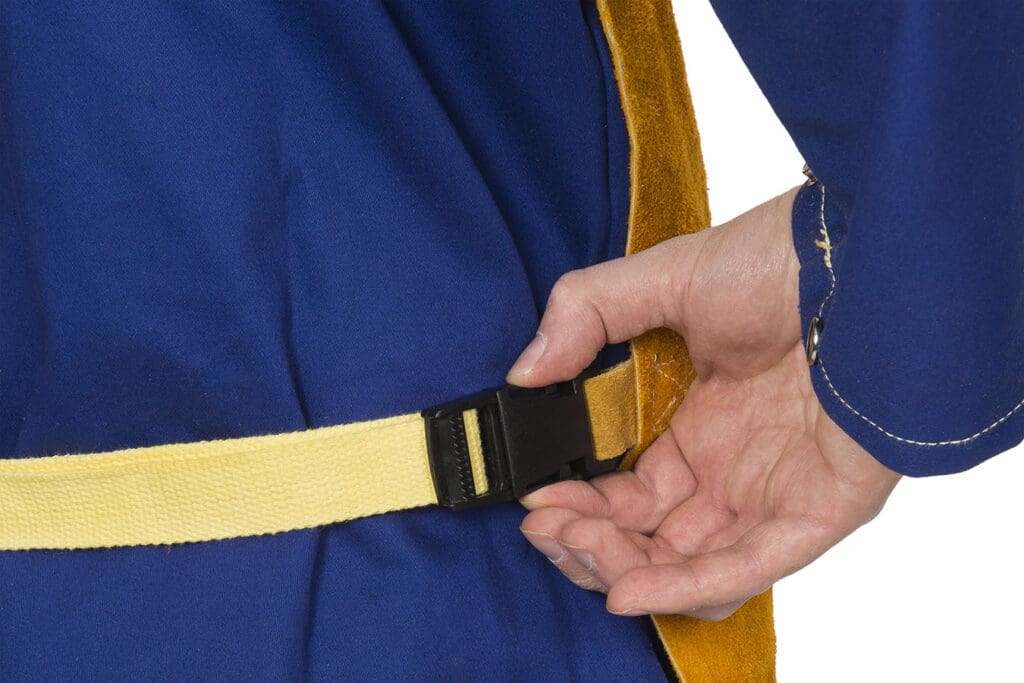 Detailansicht Einhängeschürze GB - Schnellverschluss