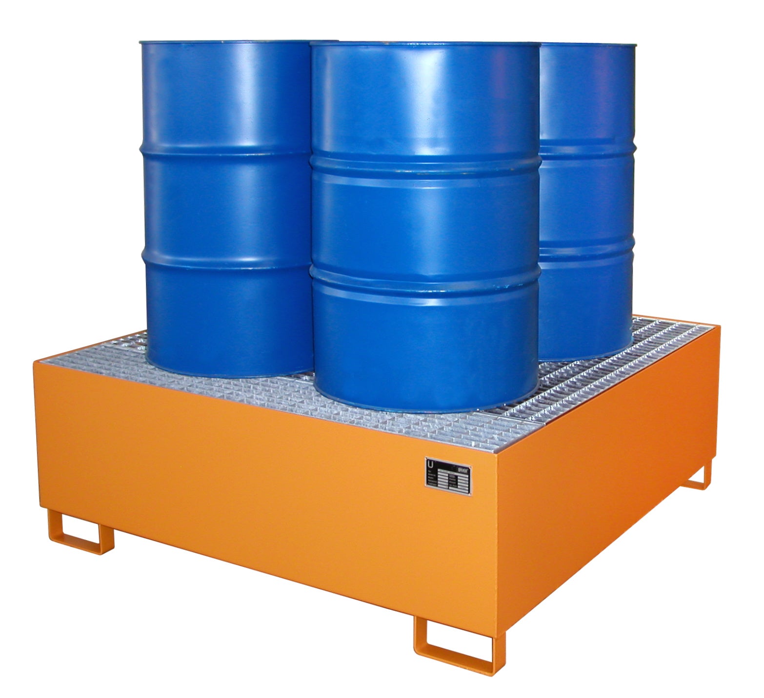 Bild Anwendungsbeispiel Auffangwanne AW 800 gelborange