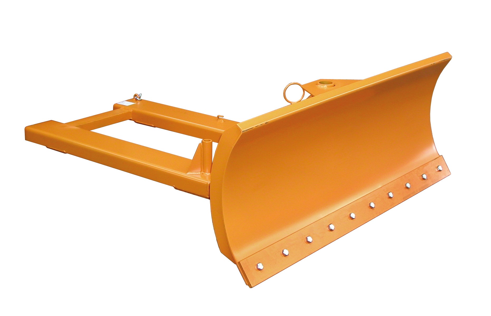 Schneeschieber Typ SCH-S gelborange mit Stahlschürfkante
