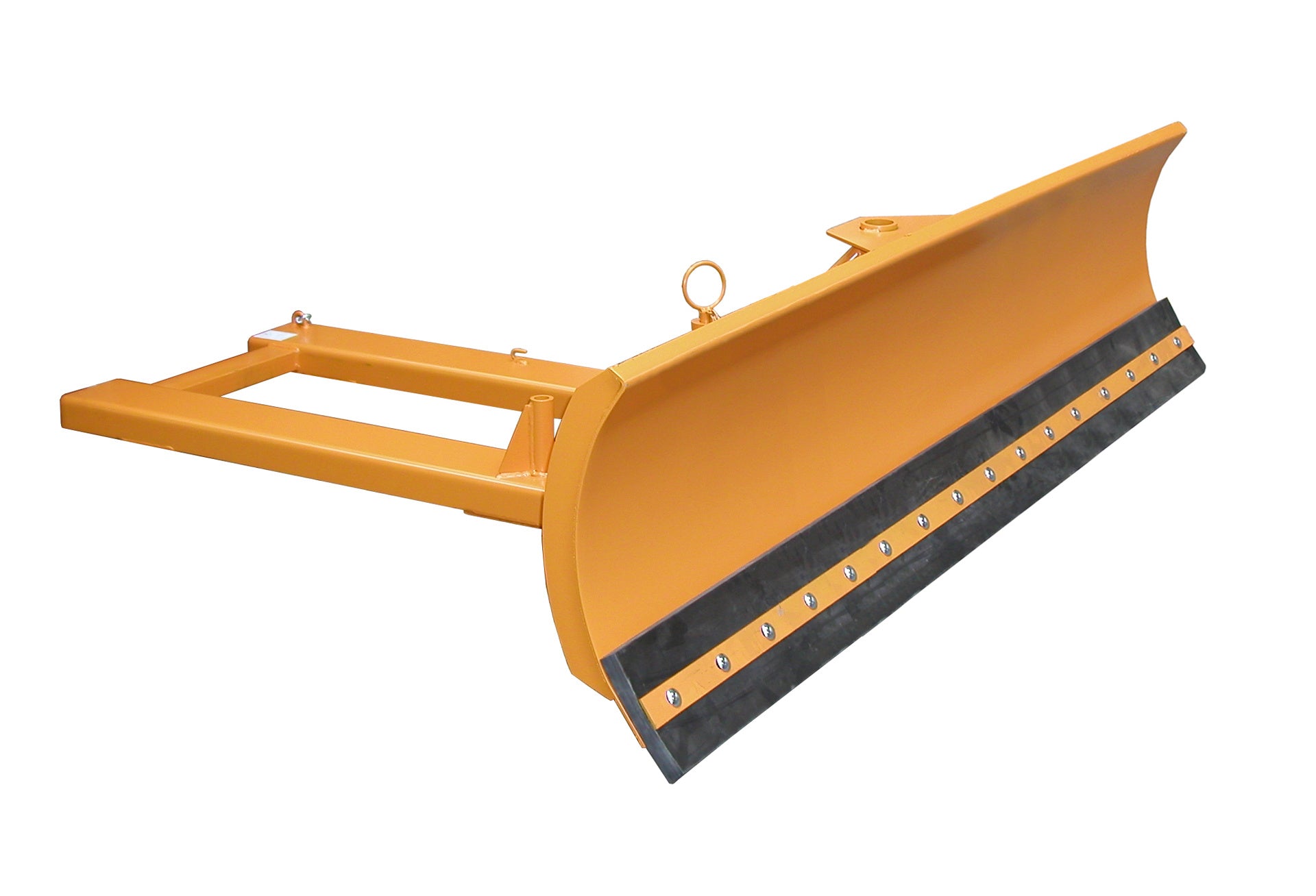Schneeschieber Typ SCH-G-240 gelborange mit Gummischürfkante