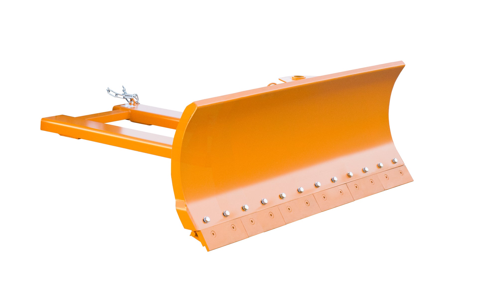 Schneeschieber Typ SCH-F-180 gelborange mit Federschürfkante