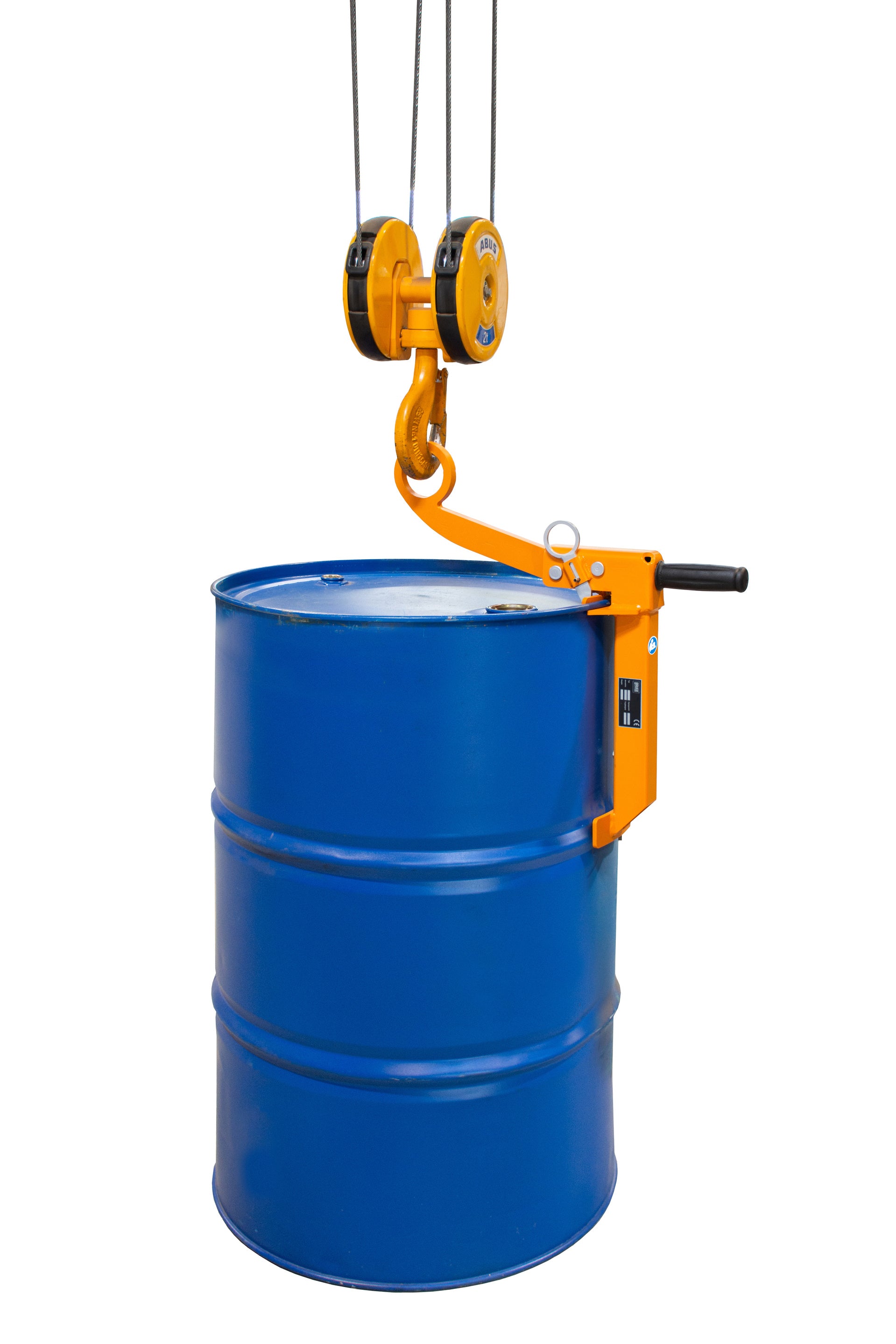 Anwendungsbeispiel Fassklemme FKL gelborange