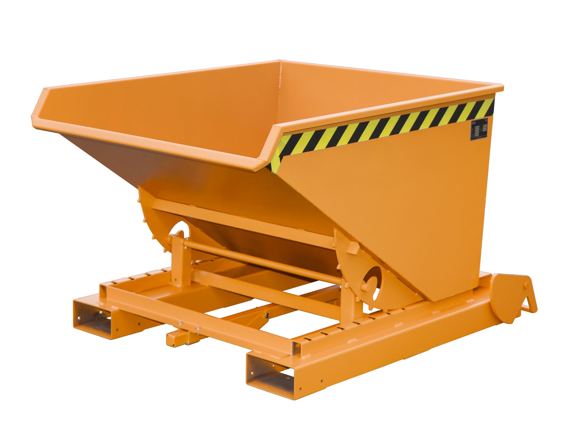 Kippbehälter 4A 600 gelborange Seitenansicht