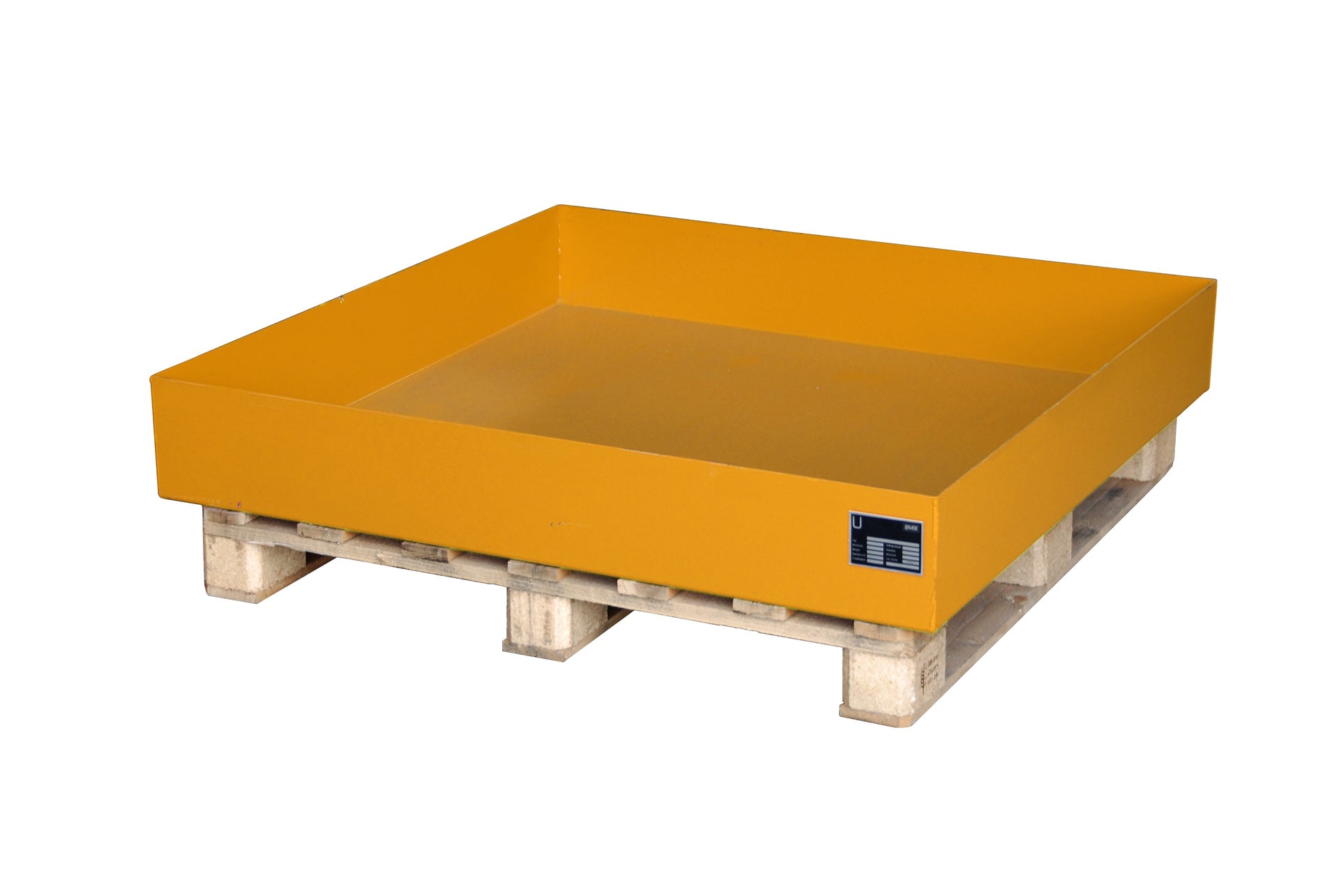 Bild Auffangwanne 2026 gelborange auf Palette