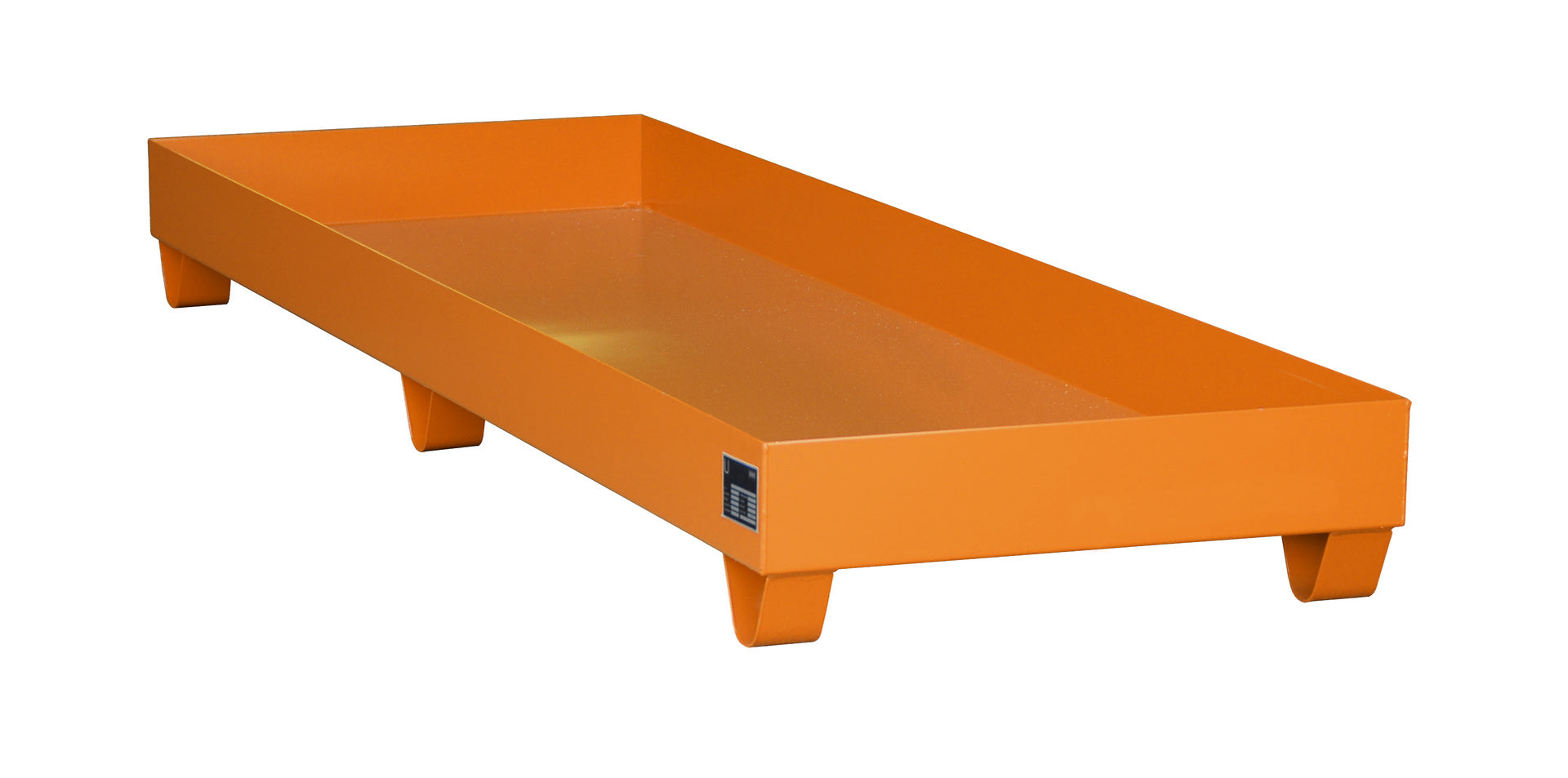 Bild Auffangwanne 2048 gelborange mit Stützfüsse