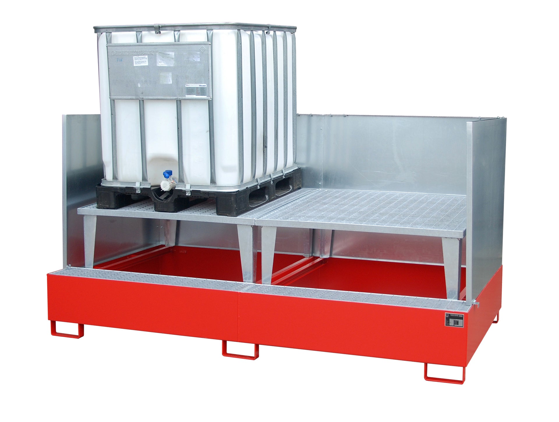 Bild Anwendung Auffangwanne AWA 1000-2  feuerrot