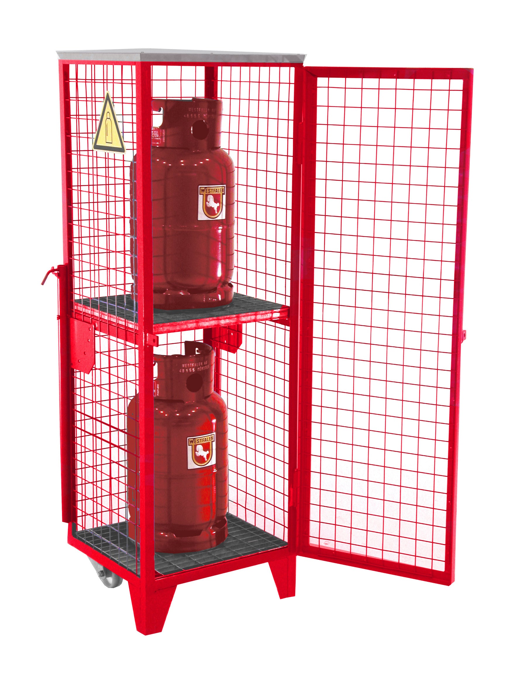 Bild Anwendung Gasflaschen-Depot GFD-R 2 feuerrot