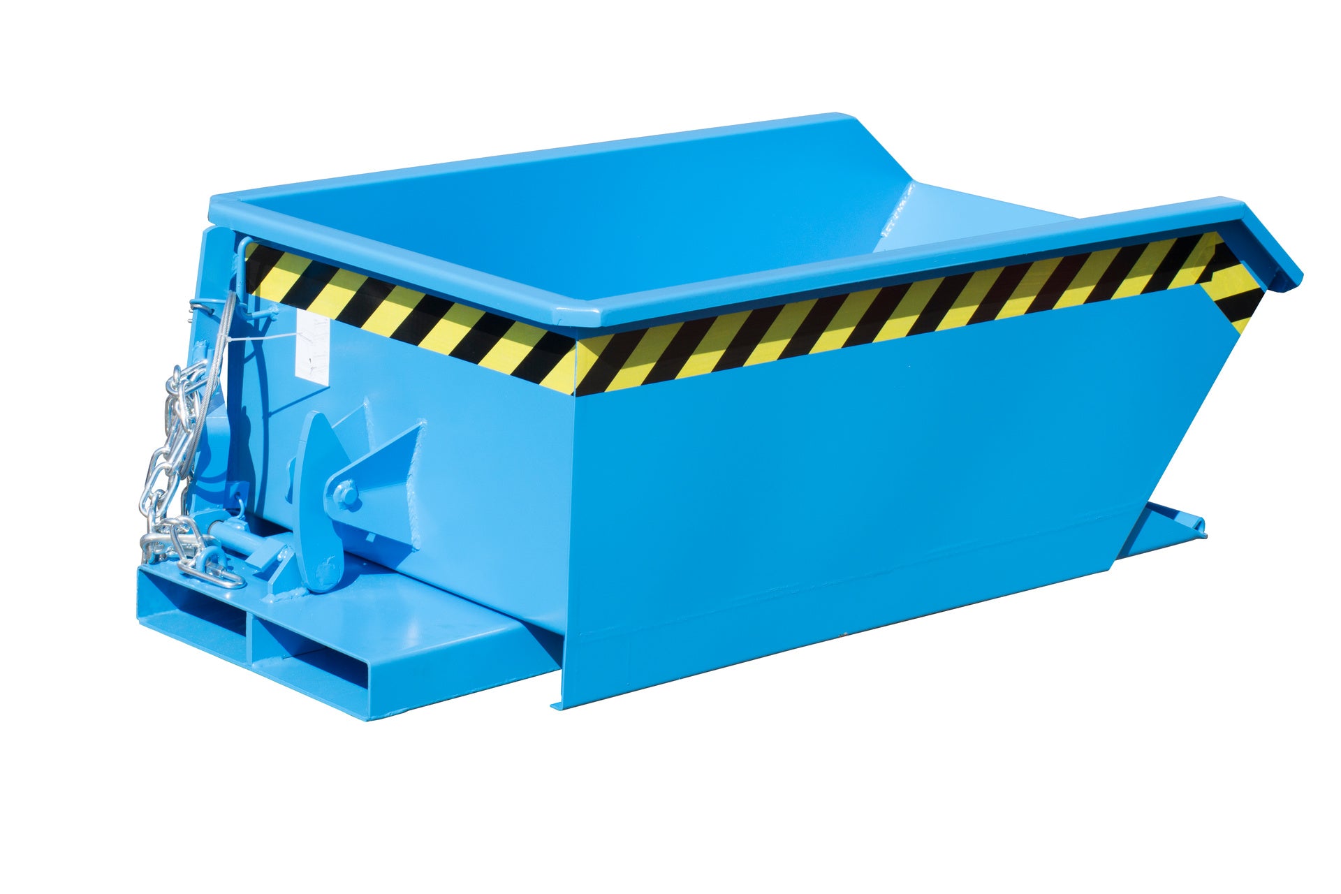 Rück-Seiten-Ansicht Kippbehälter MGU 230 lichtblau