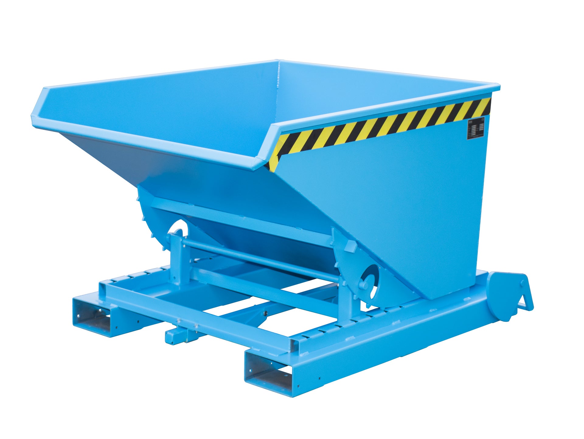 Kippbehälter 4A 600 lichtblau Seitenansicht