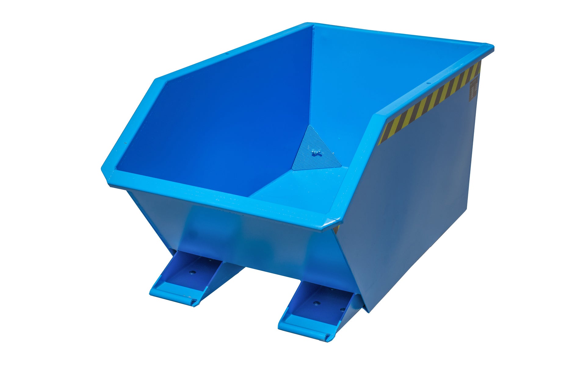 Front-Ansicht Späne-Kippbehälter GU-E 300 lichtblau