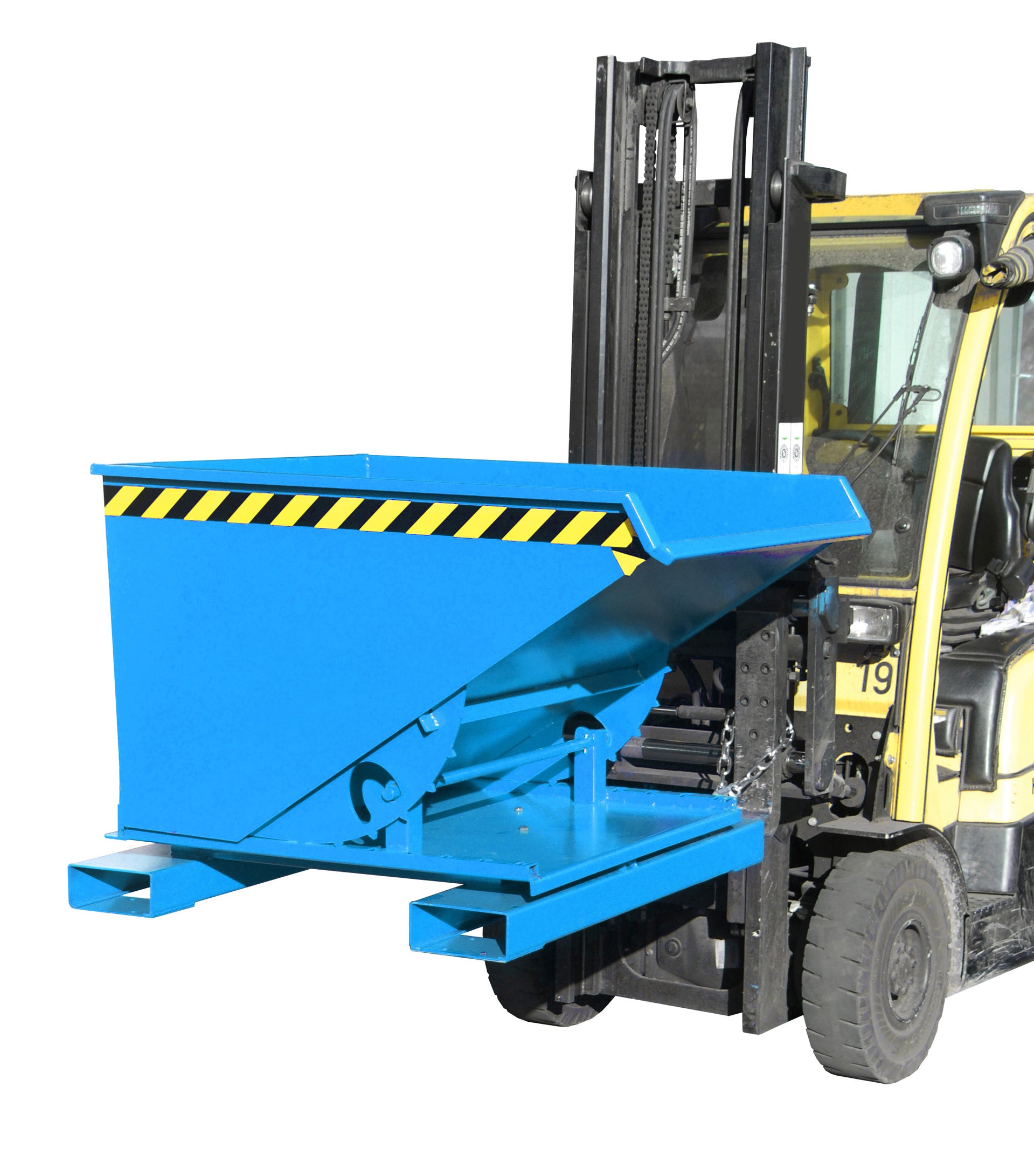  Kippbehälter 3S 600 lichtblau links gedreht