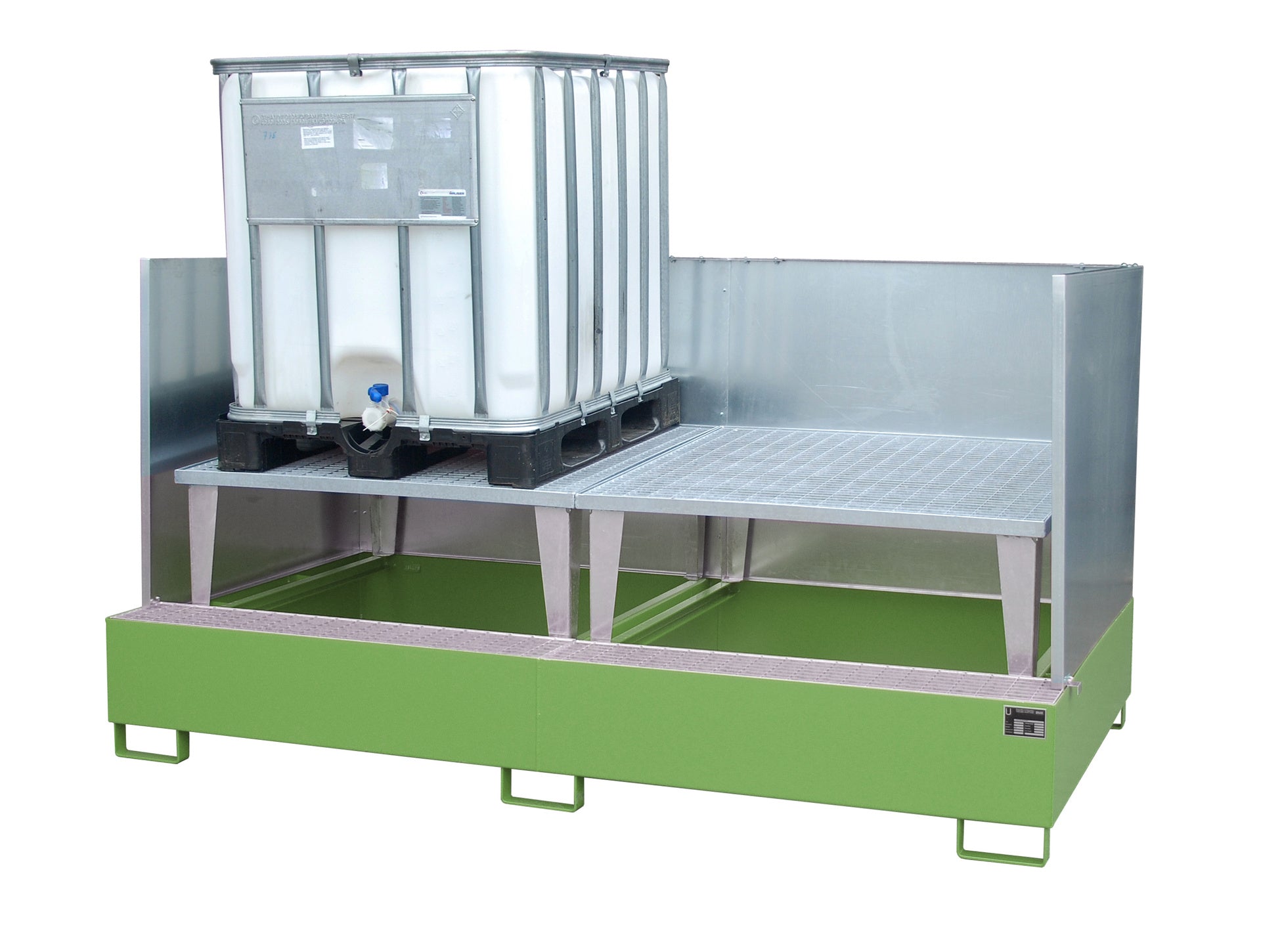 Bild Anwendung Auffangwanne AWA 1000-2  resedagrün